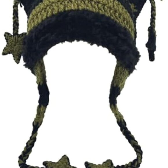 Accessories - Women’s Y2K Cat Beanie Knit Hat Crochet Grunge Casual Accessories